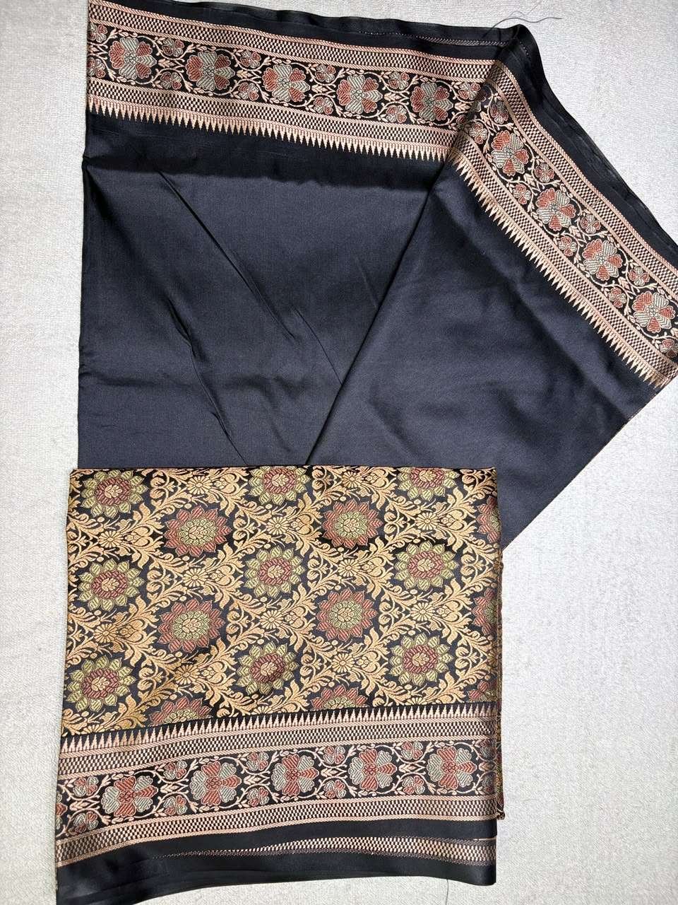 Black Color Kashmiri Silk Saree